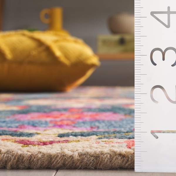 dimension image slide 2 of 3, SAFAVIEH Handmade Aspen Miloranka BOHO Wool Rug