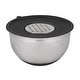 preview thumbnail 2 of 10, Ruvati Wood Platform with Mixing Bowl and Colander (complete set) for Workstation Sinks - - Silver