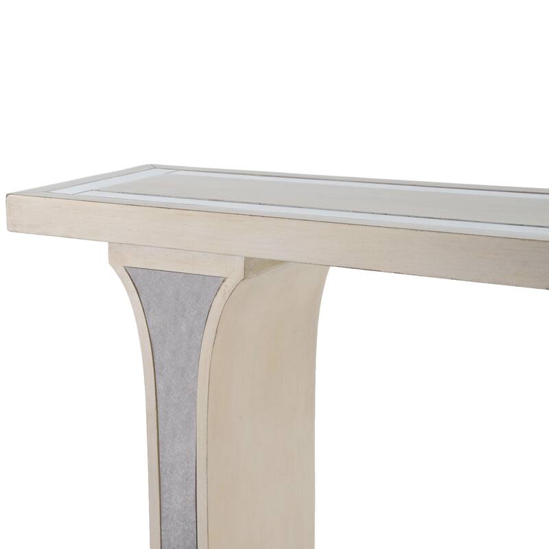 Handmade Butler Katya Silver Leaf Console Table (China)