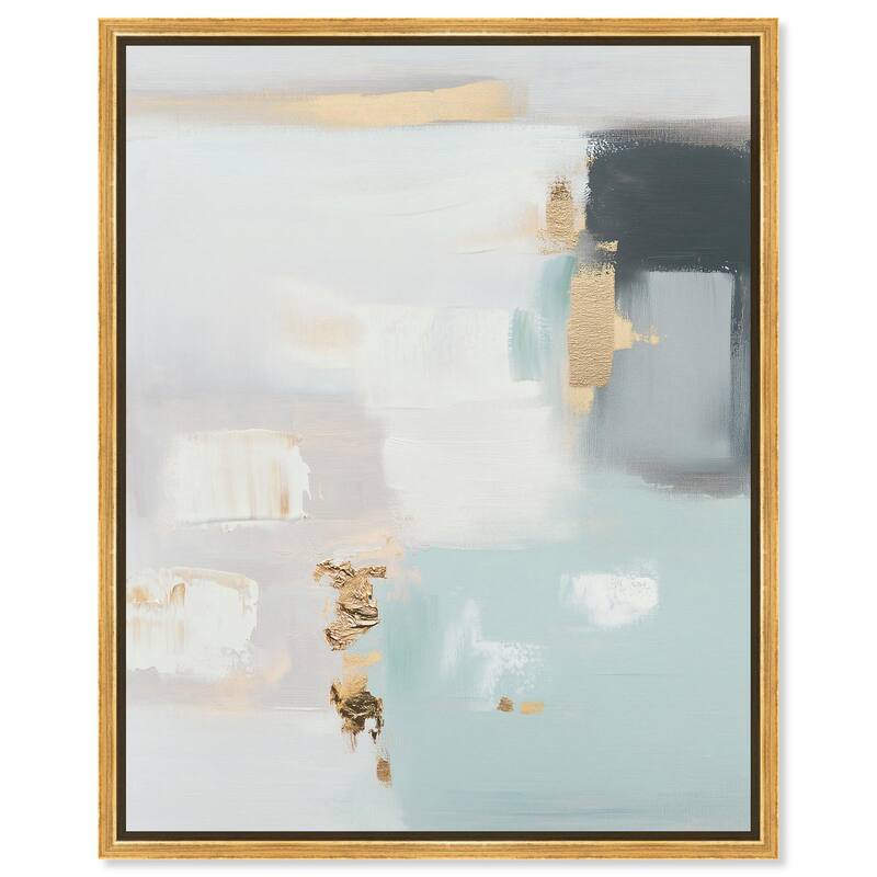 Misty Luxe I Canvas by Art Remedy - 30" x 36" - Gold