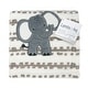 preview thumbnail 2 of 2, Lambs & Ivy Jungle Safari White/Tan Plush Minky Elephant Nursery Baby Blanket