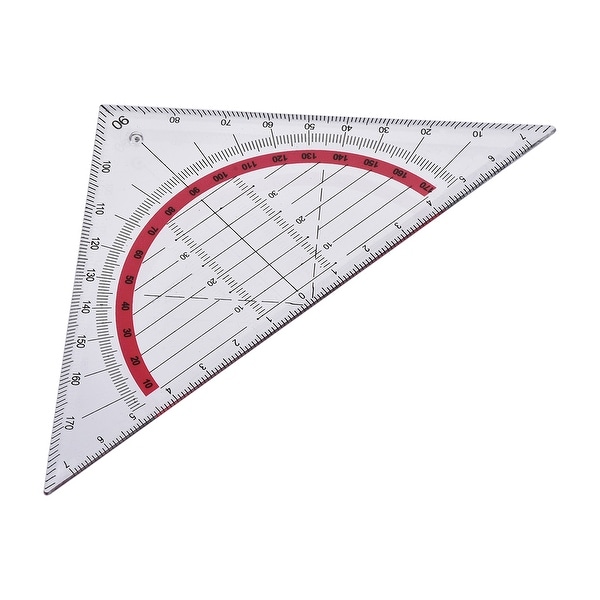 Triangle Ruler Square Set 90mm 45 Degrees Plastic Stationery Math Geometry