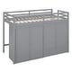 preview thumbnail 12 of 29, Versatility Galore Twin Size Loft Bed with Drawer, Two Wardrobes and Mirror