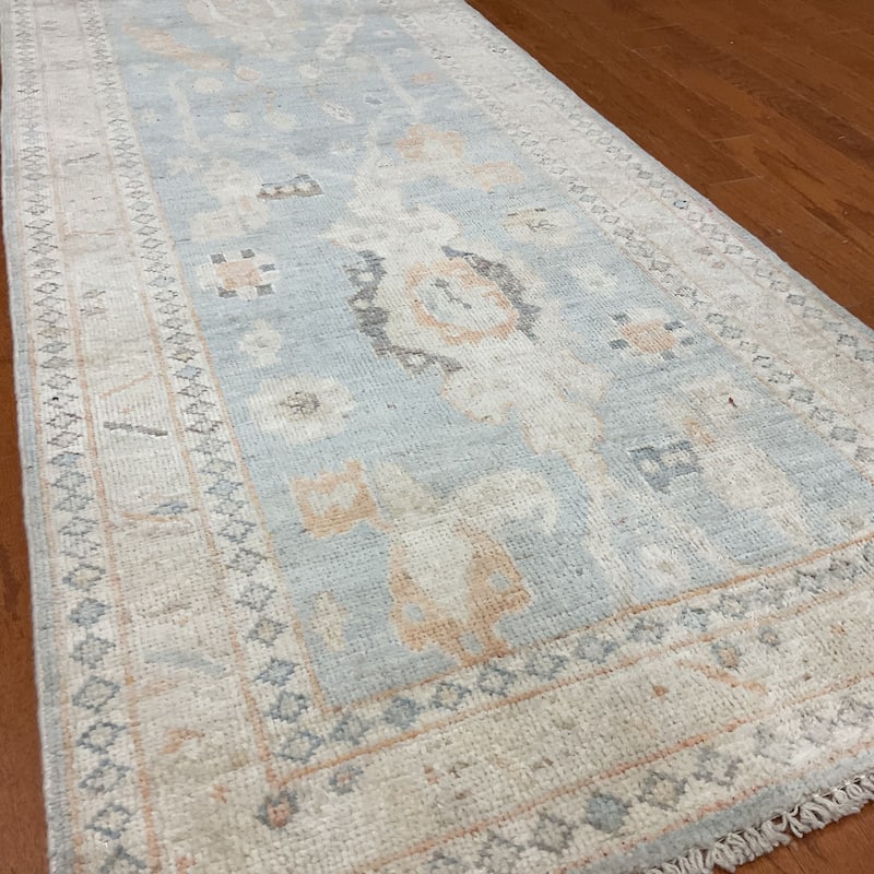 HERAT ORIENTAL Handmade Khotan Wool Runner - 2'9" x 9'8"