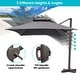 preview thumbnail 46 of 58, Pellebant 10 X 13 Feet Outdoor Cantilever Umbrella with Base