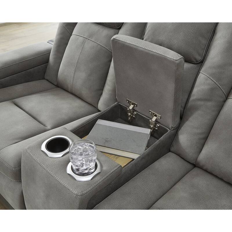 Signature Design by Ashley Next-Gen DuraPella Gray 3-Piece Upholstery Package - 86" W x 39.5" D x 43" H