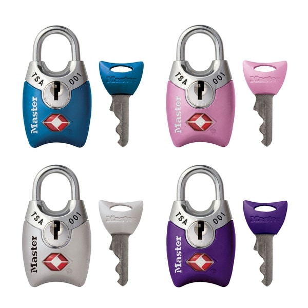 Master Lock 4689T 1 TSA Luggage Padlock With Keyed Set Of 2