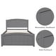 preview thumbnail 18 of 16, Durable Wood Platform Bed Perfect Blend of Support - 79.5"L X 41.7"W X 35.4"H