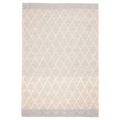 ECARPETGALLERY Braid weave Sienna Tan Wool Rug - 6'1 x 9'0