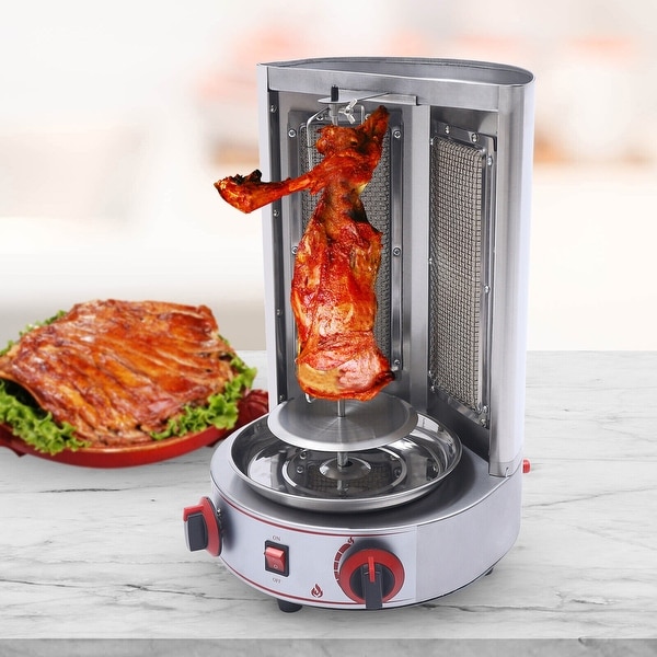 Vertical best sale rotisserie grill
