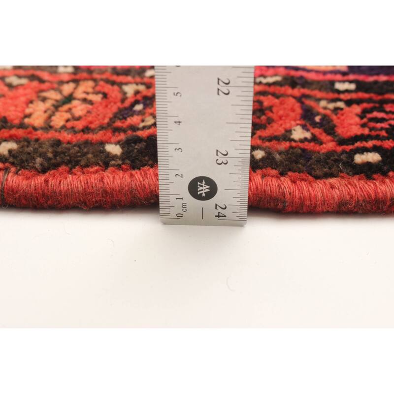 ECARPETGALLERY Hand-knotted Andelz Red Wool Rug - 4'2 x 7'5