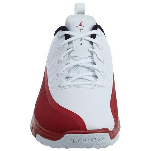 Shop Nike Jordan Trainer Prime Bg Boys Basketball Shoes 881462 120 6 5y White Black Gym Red Black Overstock
