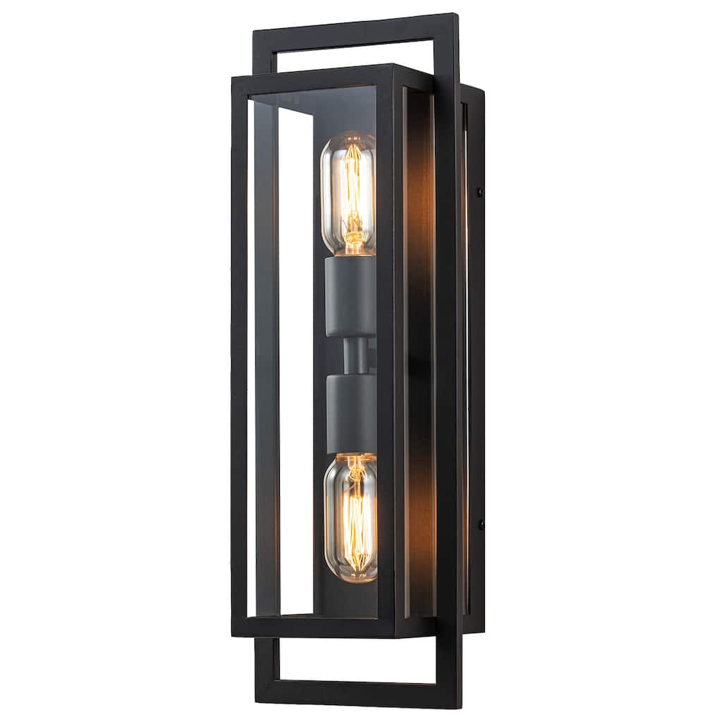17.5" Modern Outdoor Wall Lantern - 1 PC