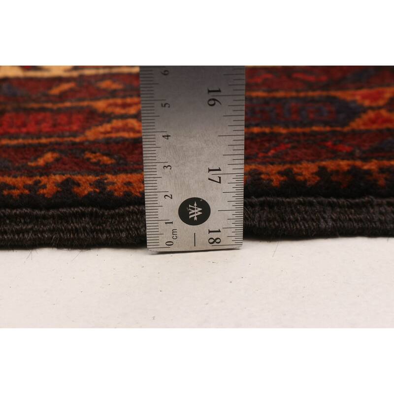 Teimani Burnt Orange Rug 3'11" x 6'10" - 3'11 x 6'10