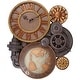 preview thumbnail 2 of 6, Design Toscano Gears of Time Sculptural Wall Clock: Large