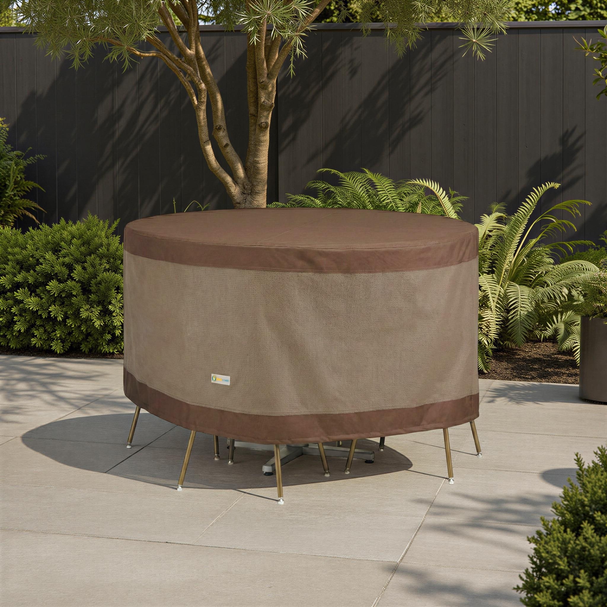 DUCKCOVERS Ultimate Waterproof Outdoor Table & Chair Set Cover