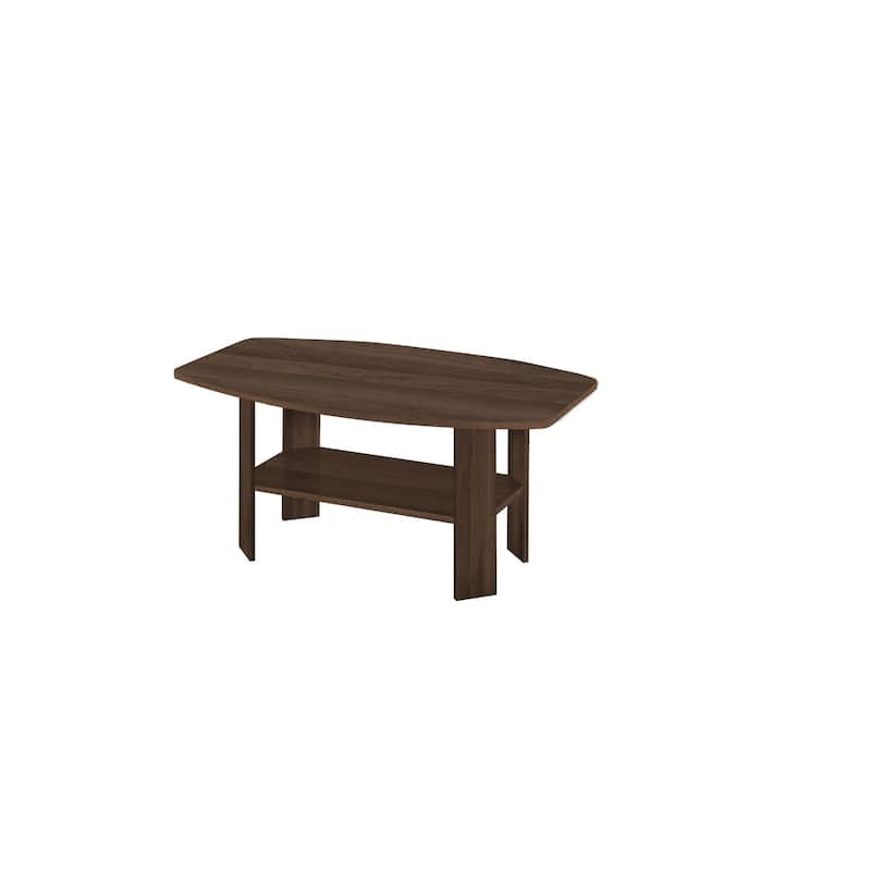 Set of 3 Rectangular Coffee Tables with 3 Shelves for Living Room Storage - 35.50” x 21.50” x 16.25”