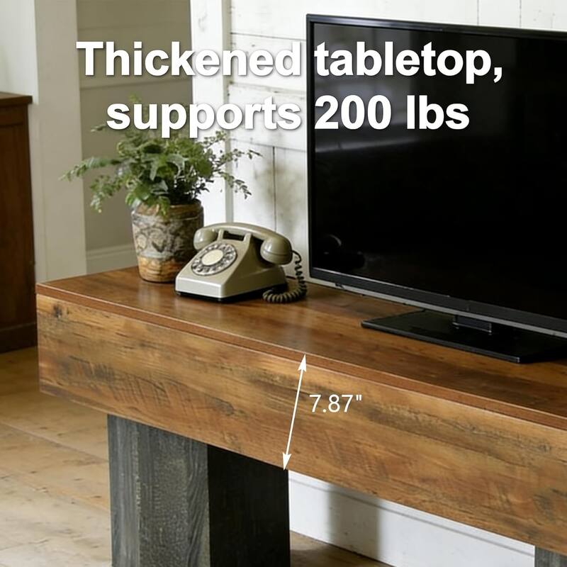 TV Stands for TVs up to 55''/65''/70", TV Media Entertainment Center for Living Room / Bedroom - 62.99" W × 15.75" D × 21.65" H