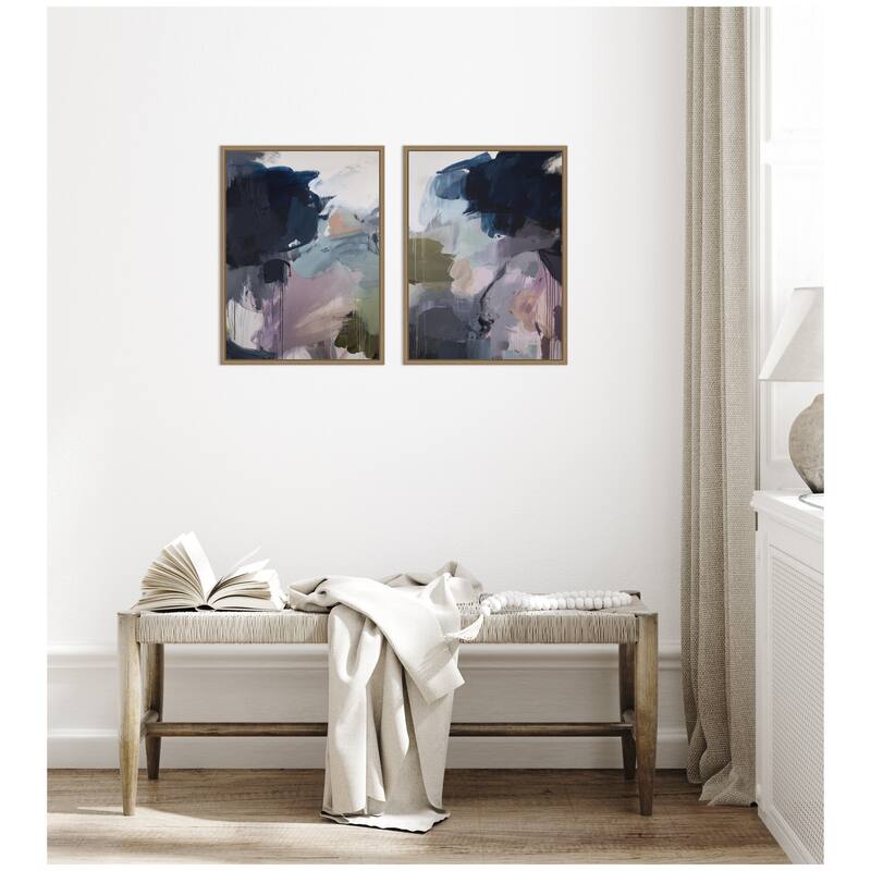 Kate and Laurel Under the Sky No. 1 & No. 2 2 Piece Framed Canvas Wall Art Set by Amy Lighthall