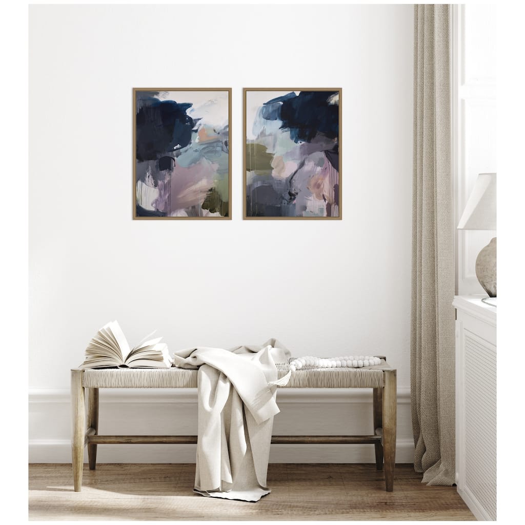 Kate and Laurel Under the Sky No. 1 & No. 2 2 Piece Framed Canvas Wall Art Set by Amy Lighthall