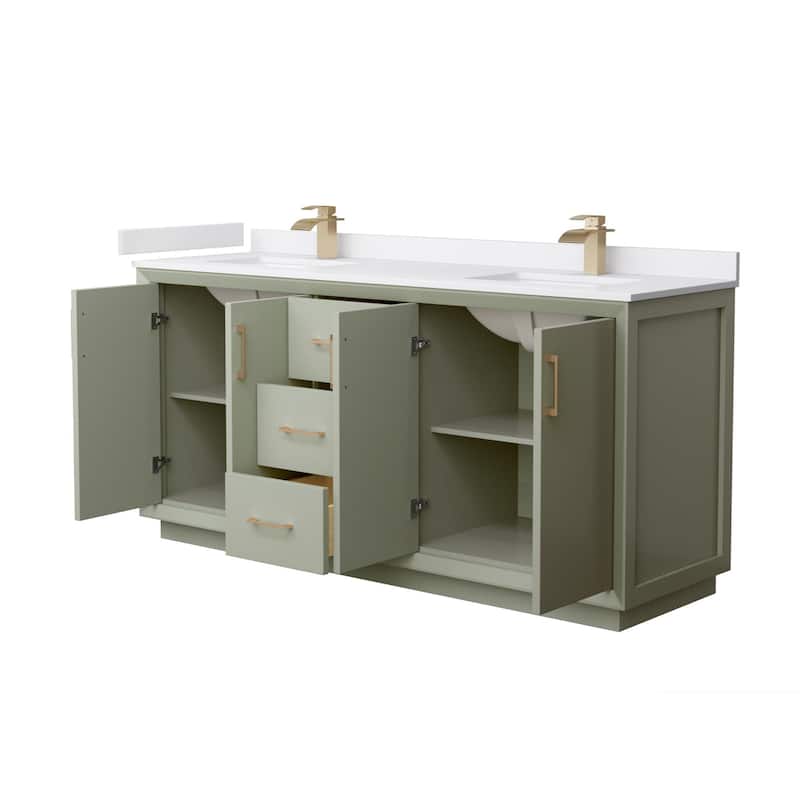 Wyndham Collection WCF414172D-VCA-UNSMXX Strada 72" Free Standing