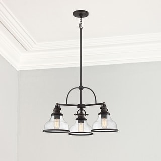 Ana Interiors Three Light Chandelier Grant Palladian Bronze - Exact ...