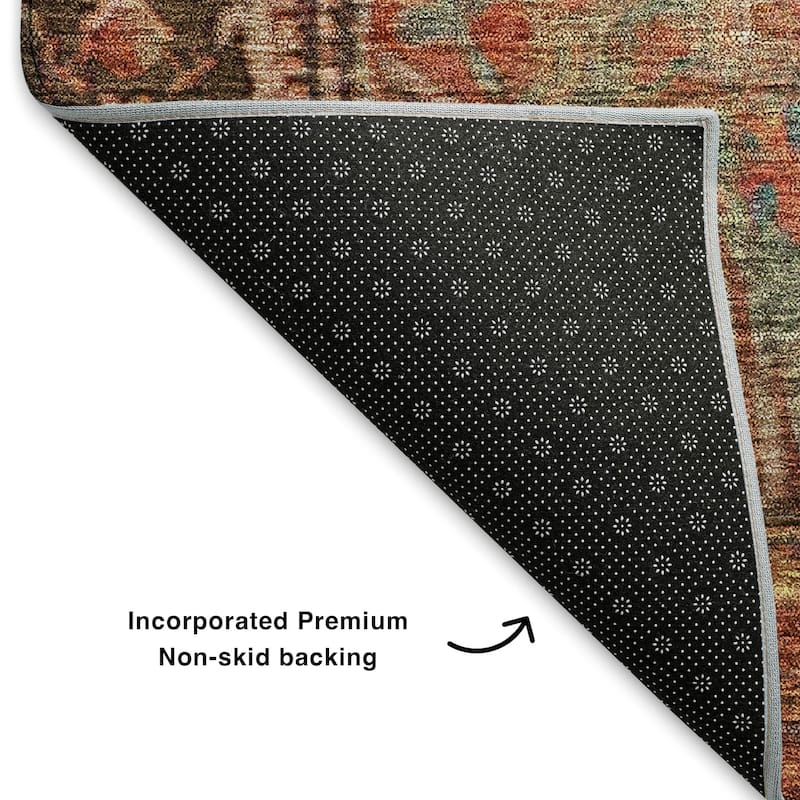 Premium Washable Super Soft Traditonal Marcus Mayfield Rug