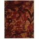 preview thumbnail 6 of 10, SAFAVIEH Couture Hand-knotted Tibetan Reinharda Modern Wool Rug 10' x 14' - Red - Rectangle