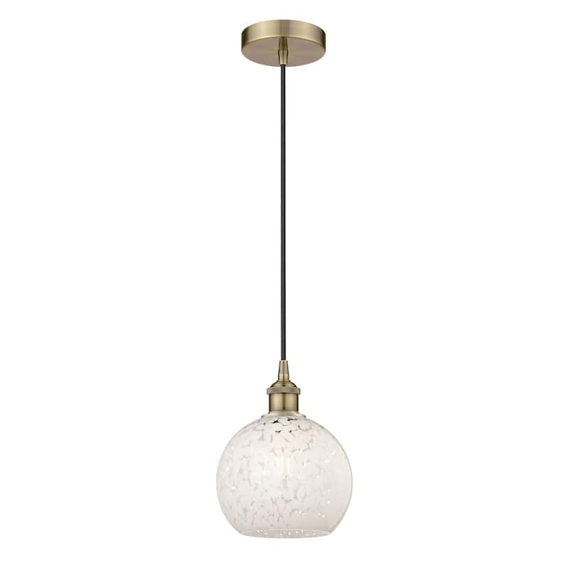 Innovations Lighting 616-1P 10 8 White Mouchette Pendant White