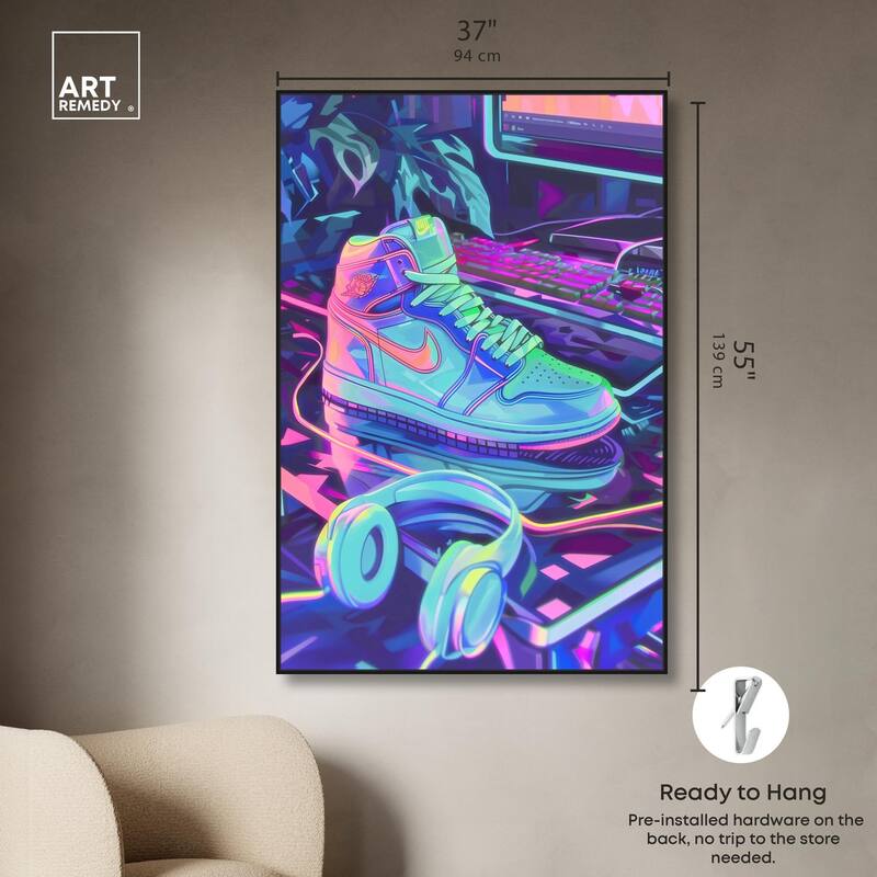 PC Gamer Sneaker Canvas by Art Remedy