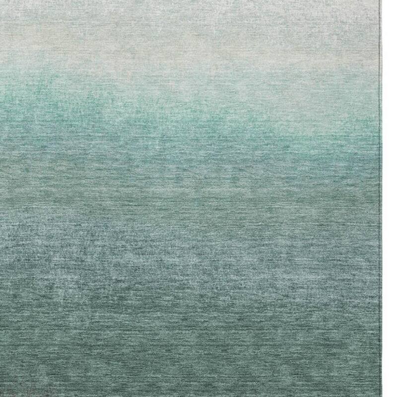 HomeRoots Ombre Transitional Rectangle Outdoor Rug