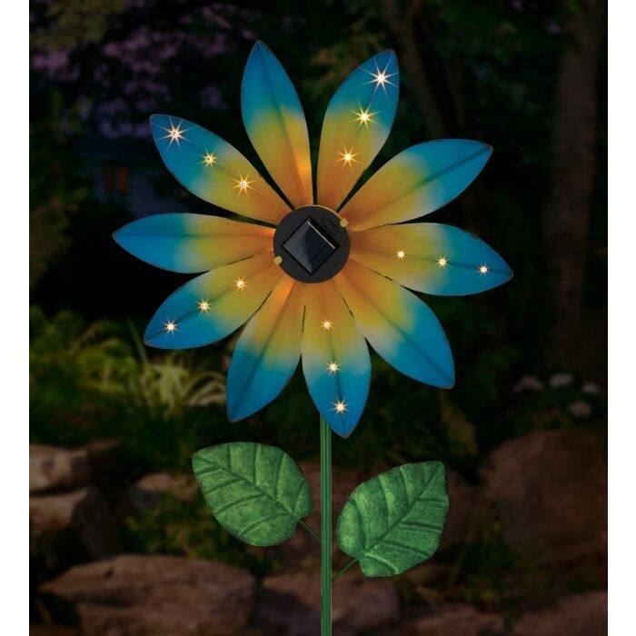 Spinner Solar Stake - Blue