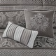 preview thumbnail 5 of 13, Madison Park Venetian Grey Jacquard 7-piece Comforter Set