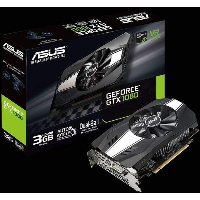 Shop Asus Phoenix Geforce Gtx 1060 3gb Grddr5 Graphics Card Ph Gtx1060 3g Overstock 17970282