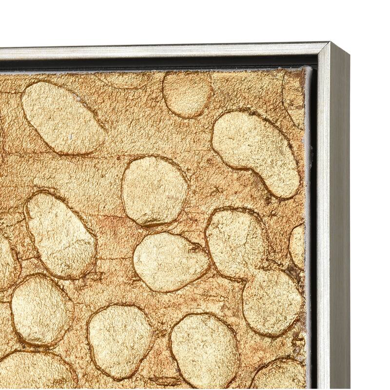 Elk Home Supreme Gold Fabric 19 Inch Wide Wall Art