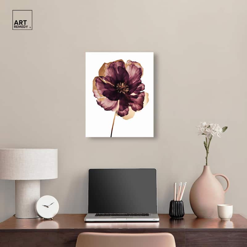 Lilac Blooming I Canvas by Art Remedy, Gallery Wrapped