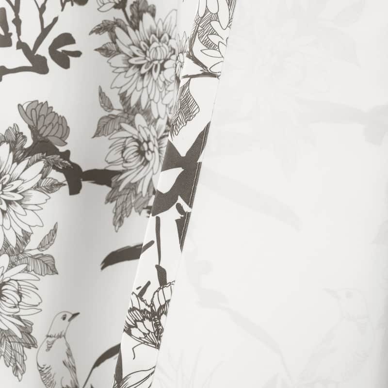 Lush Decor Botanical Garden Light Filtering Window Curtain Valance - 18" x 52"