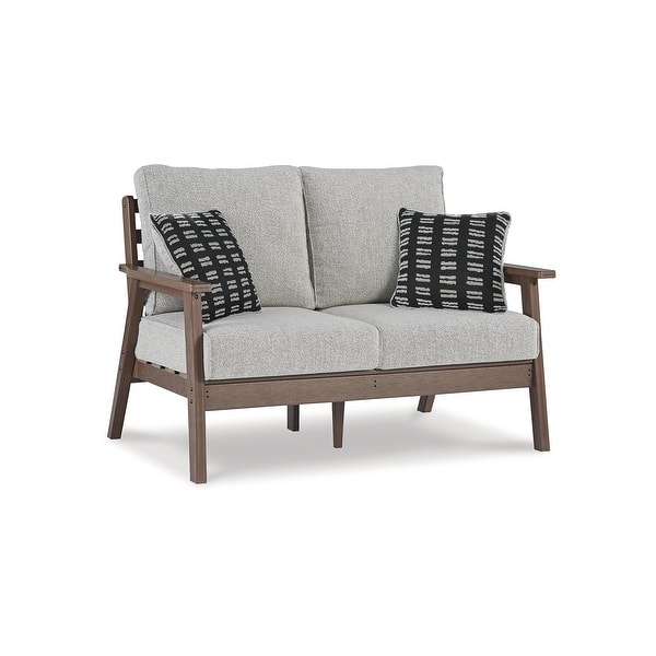 Emmeline 3 Piece Outdoor Seating - Brown Emmeline 3 Piece Outdoor Seating - Brown