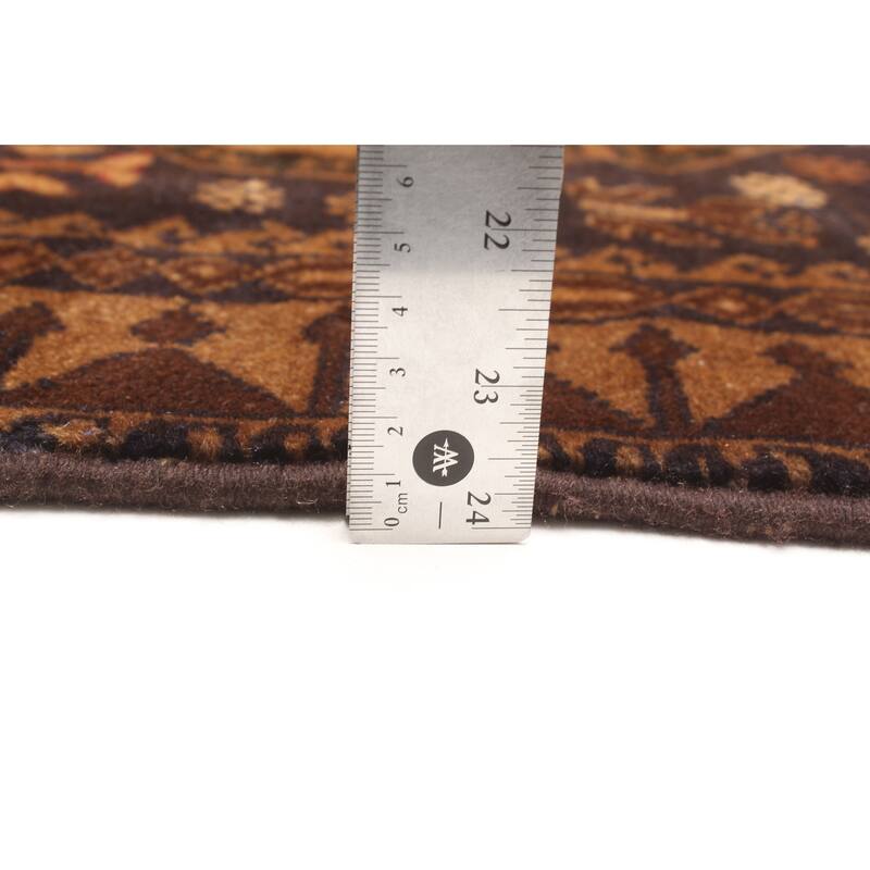 ECARPETGALLERY Hand-knotted Teimani Dark Navy Wool Rug - 2'7 x 4'4