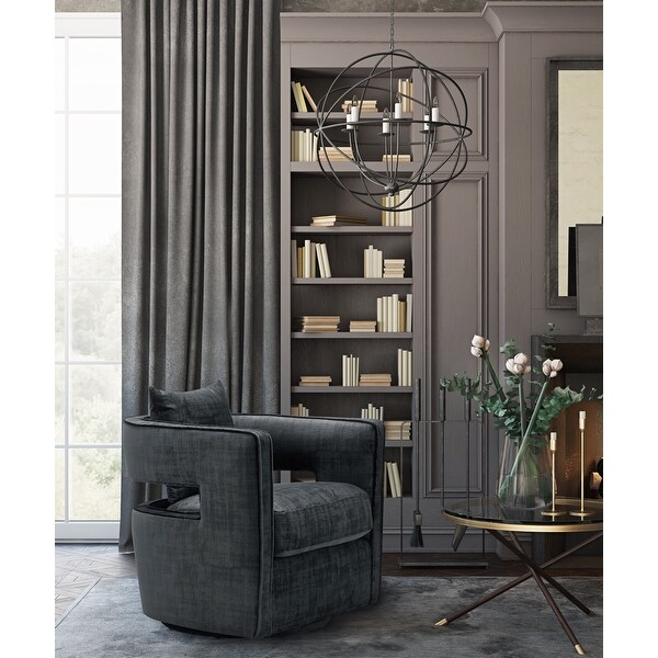 Kennedy Black Swivel Chair. Opens flyout.