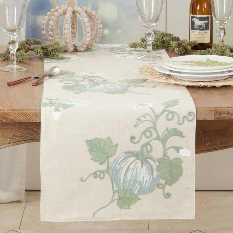 Pumpkin Harvest Table Runner - 16"x70"