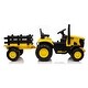 preview thumbnail 20 of 18, Kids 12V Electric Ride-On Tractor with Trailer, Music, and Parental Remote Control, Ages 3+