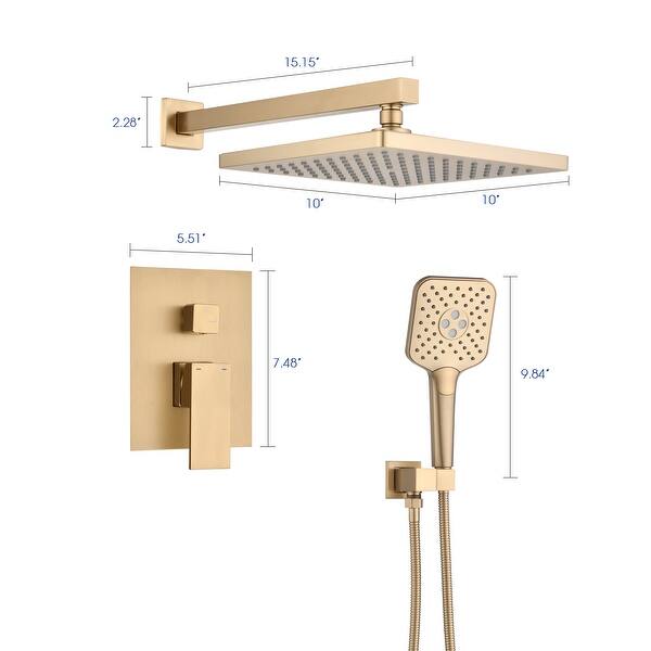 Vanityfair Complete Shower System With Rain Shower Head & Rough in