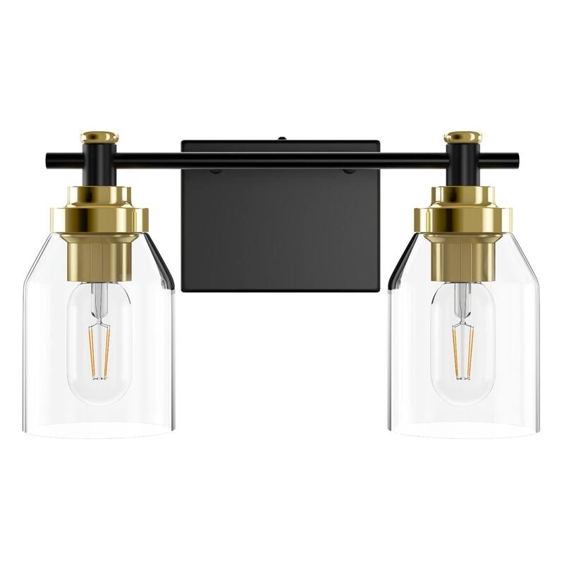 Modern 2/3-Light Glass Style Over Mirror Vanity Lighting Fxiture