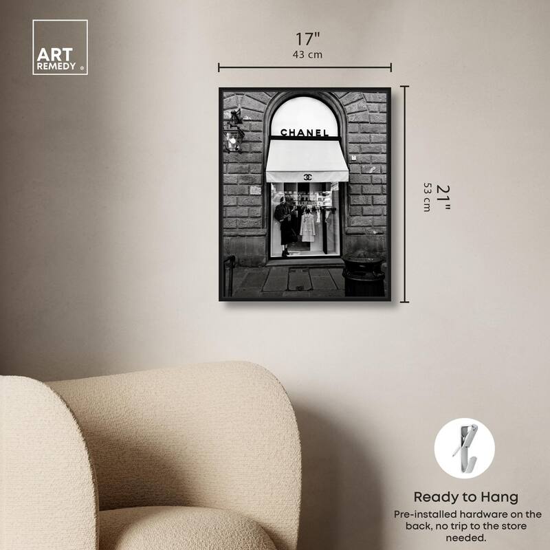 Fashion House Window Canvas by Art Remedy