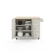 preview thumbnail 39 of 44, Homestyles Mobile Kitchen Island Cart with Wood Top and Dropleaf Breakfast Bar