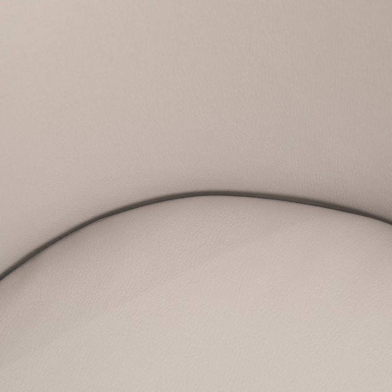 Urbane Dining Chair in Vinyl Fabric with Curved Back and Stainless Steel Legs Set of 2