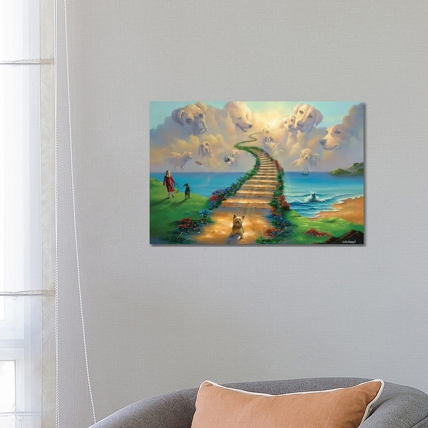 Icanvas All Dogs Go To Heaven Iii By Jim Warren Canvas Print Overstock Icanvas All Dogs Go To Heaven Iii By Jim Warren Canvas Print Overstock