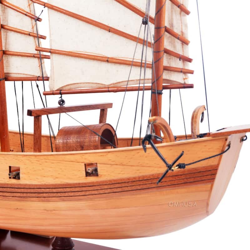 Chinese Junk Natural Finish - Multi-Color