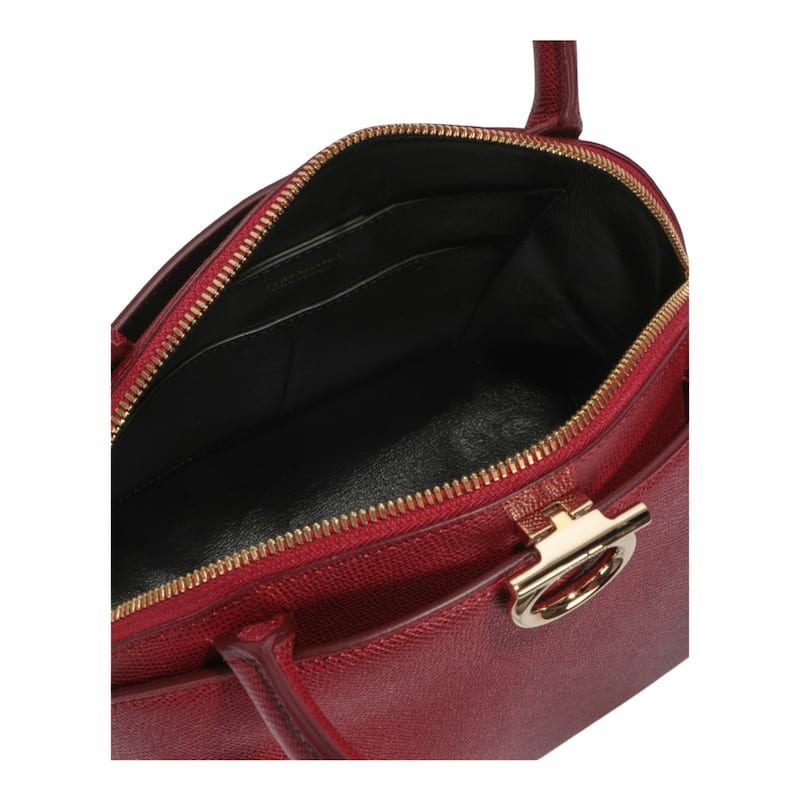 Ferragamo Gancini Medium Top Handle Bag - NS
